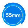 55 mm